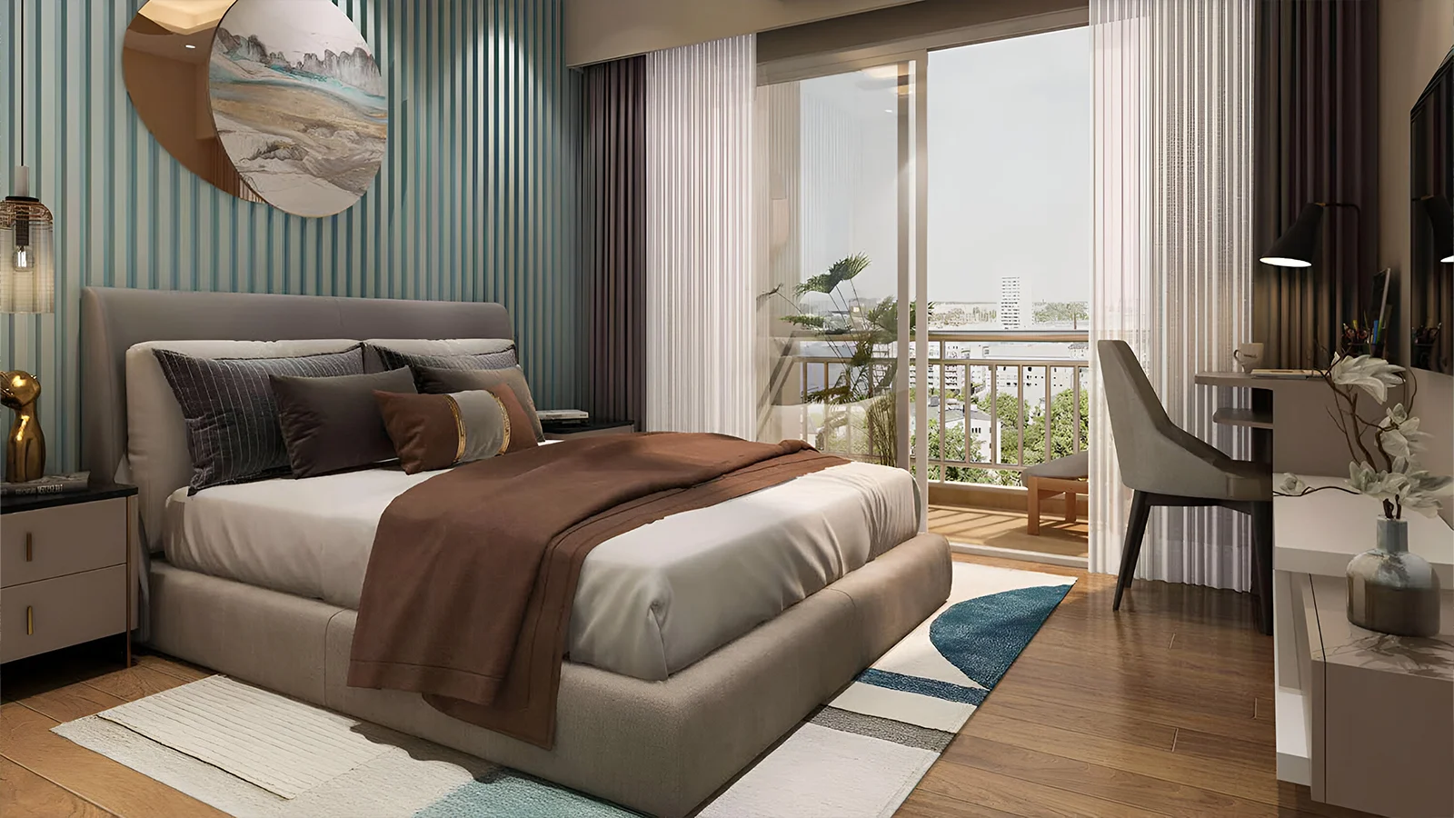 Brigade Fairmonth Apartment in Bangalore Bedroom